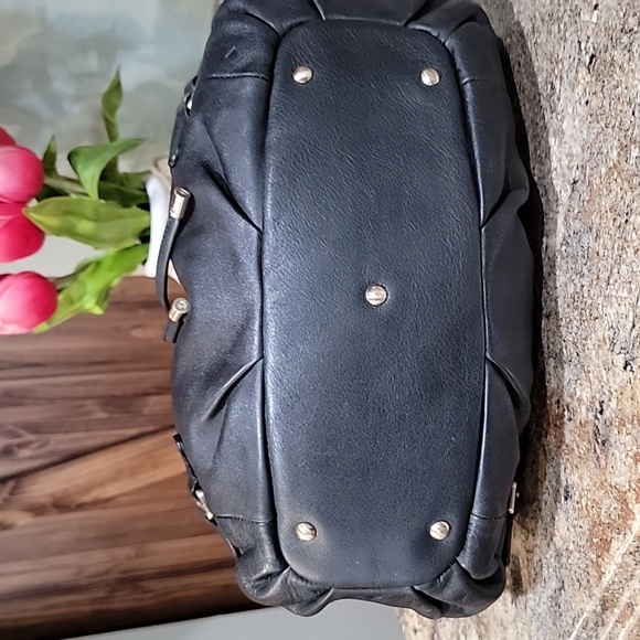 🌵MCM EUC Black Visetos Leather Drawstring Bucket Bag - Picture 11 of 14